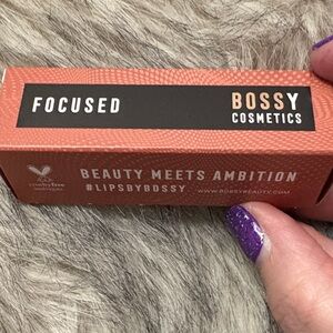 Bossy Cosmetic Lipstick in Focused